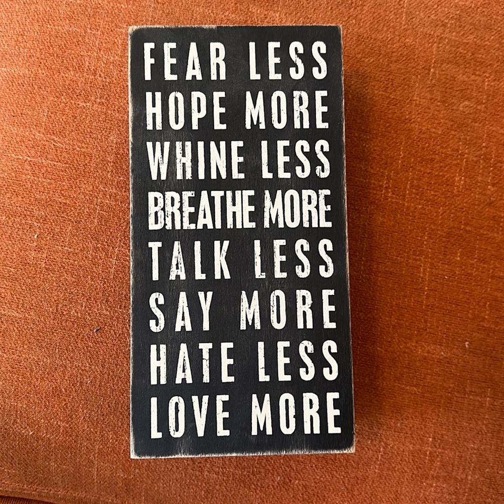 Black box sign & storage